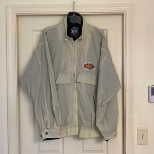 Super Bowl XXX Lee Sport windbreaker XL tan/black